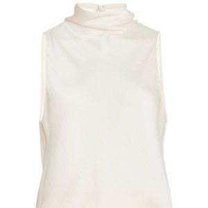 Vince Satin Turtle Neck-Neutral